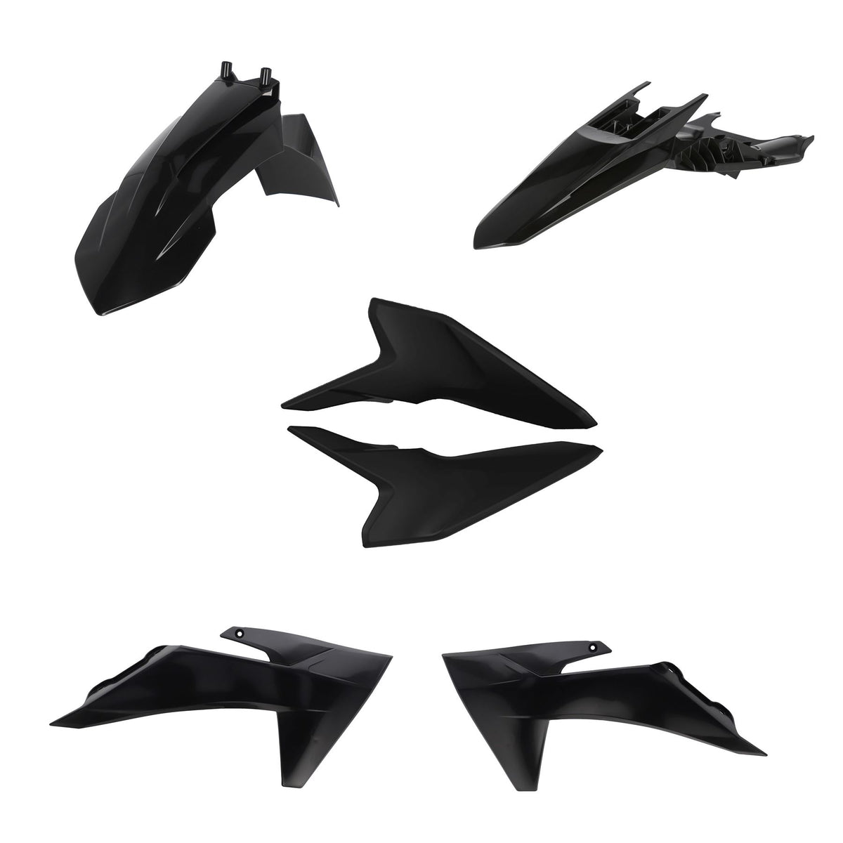 Acerbis Plastic Kit Black For KTM SX-E 5 2025-2027