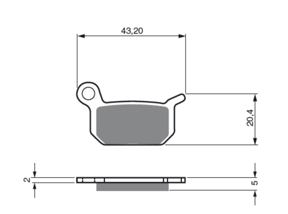 Artrax Front Brake Pads Organic Compound Polini X2 50 R 2004