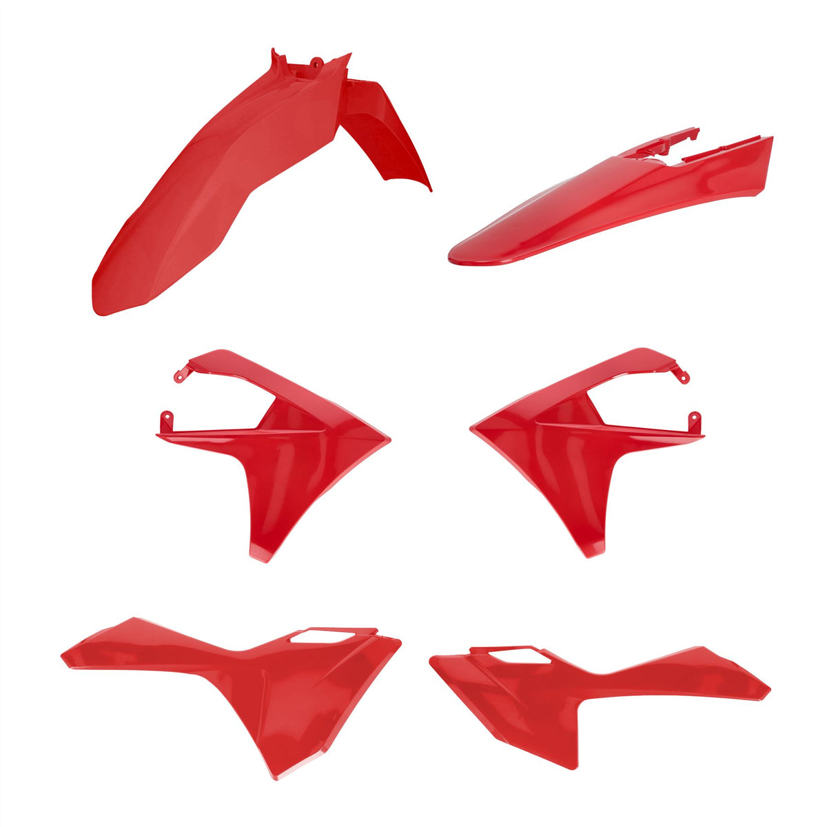 Acerbis Plastic Kit Red For Gas Gas EC 250 F 2024-2025
