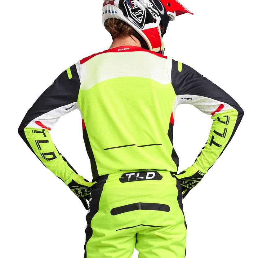 Troy Lee Designs 2025 Motocross Combo Kit Youth GP Pro Blends White Glo Red