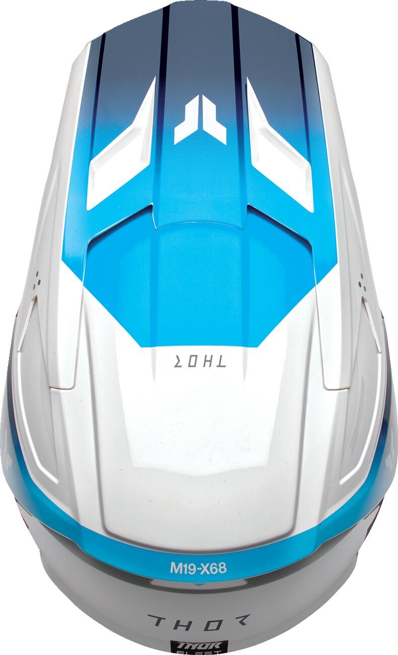Thor MX Spring 2025 Youth Helmet Fleet Storm White Navy