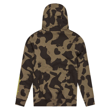 Troy Lee Designs Spring 2025 MX Badge Hoodie Olive Camo