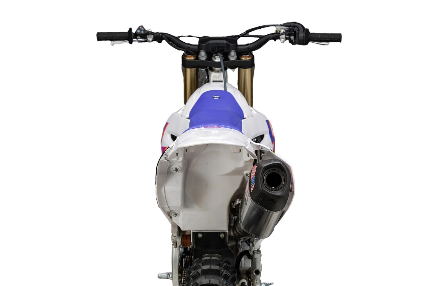 Yoshimura RS-12 Full Exhaust System Stainless Steel Aluminium Carbon Cap For Motocross Enduro Motorcycles