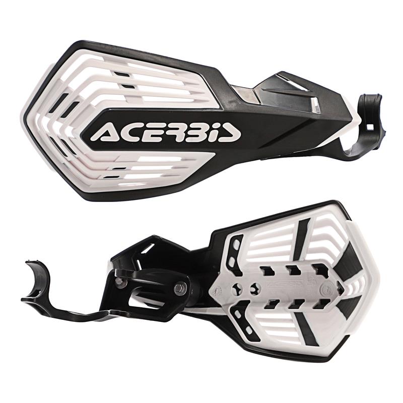 Acerbis K-Future YKS Motocross Handguards Black White Fantic XEF 450 2021 - 2024