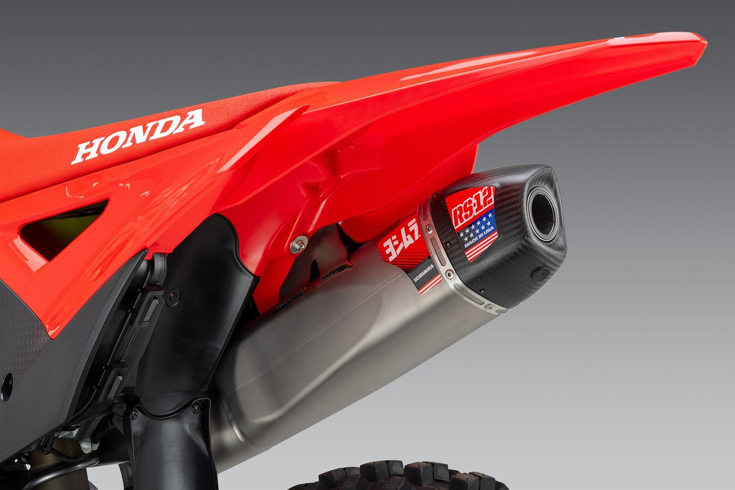 Yoshimura RS-12 Full Exhaust System Titanium Carbon Cap For Motocross Enduro Motorcycles