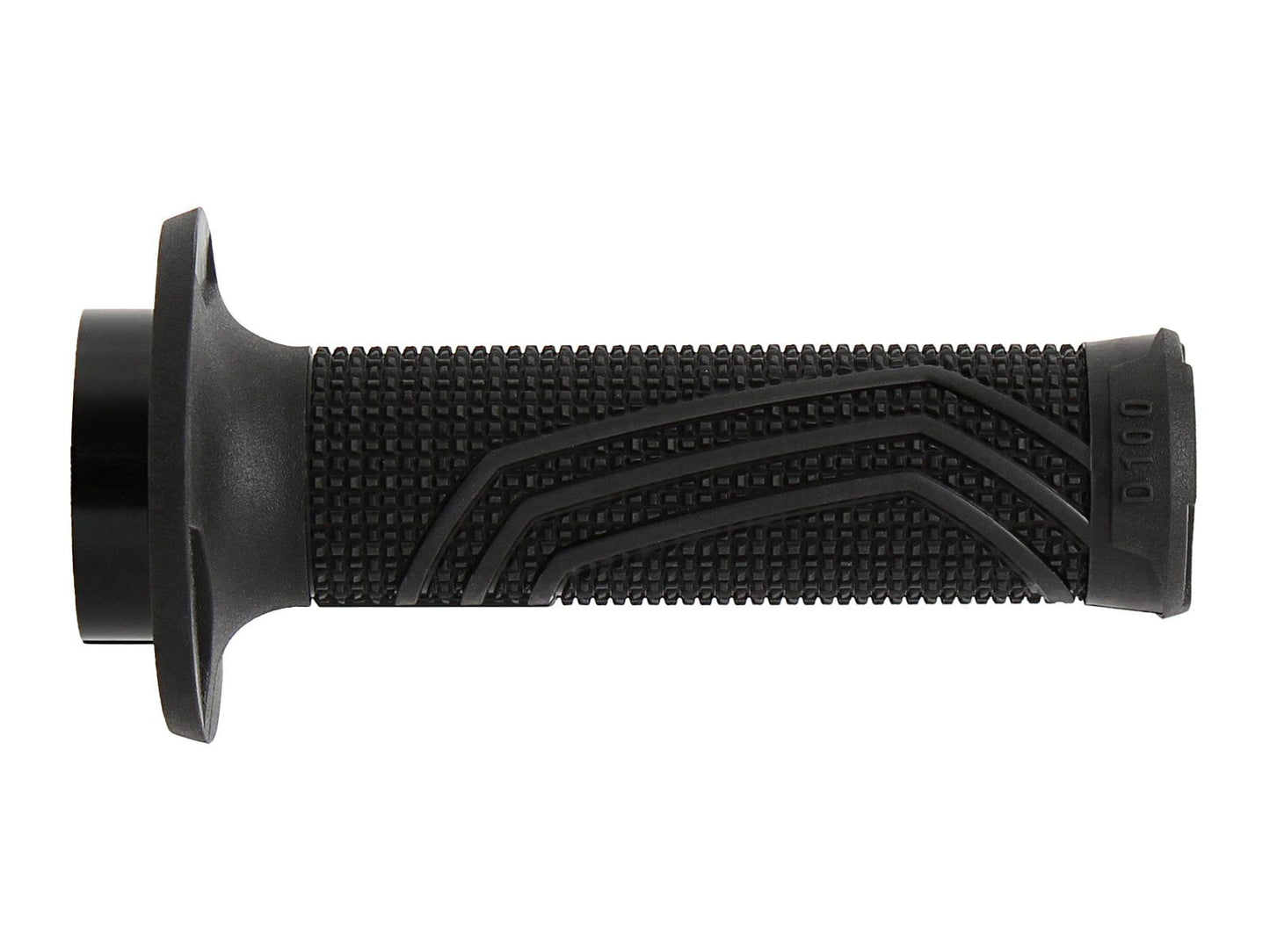 Domino D100 Black D-Lock MX Grips W/Push Pull Pulley Motocross Off-Road Enduro