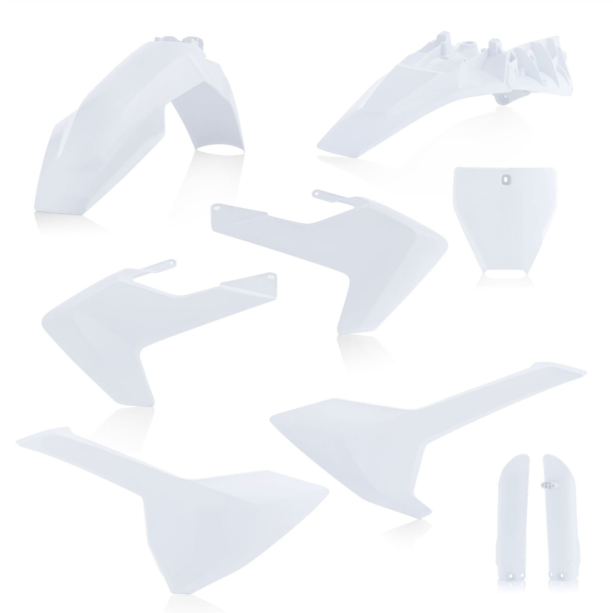 Acerbis Radiator Rad Scoops White For Husqvarna FE 501 2017-2019