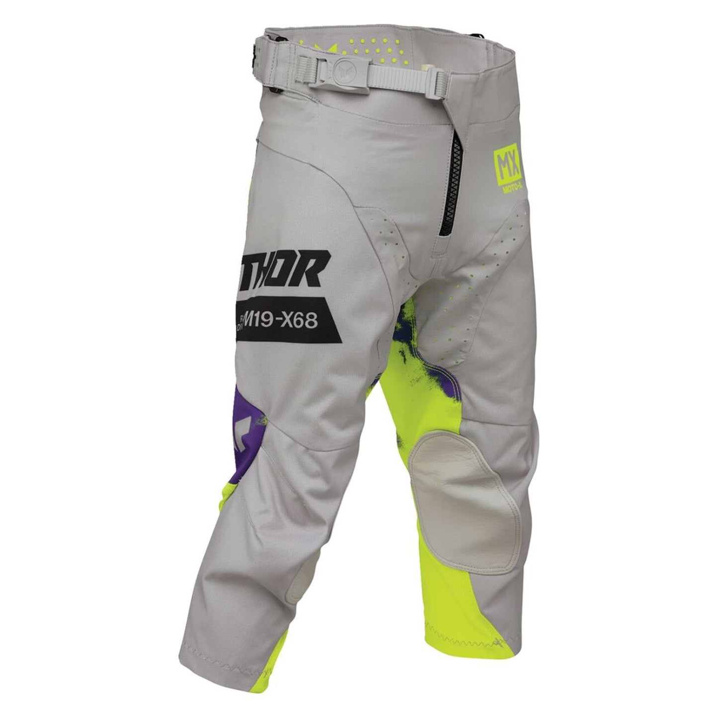 Thor 2026 Youth Launchmode Bleach Grey Acid MX Pants