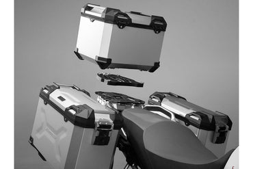 SW-Motech TRAX ADV Motorcycle Top Case Aluminum 38 Litre Black
