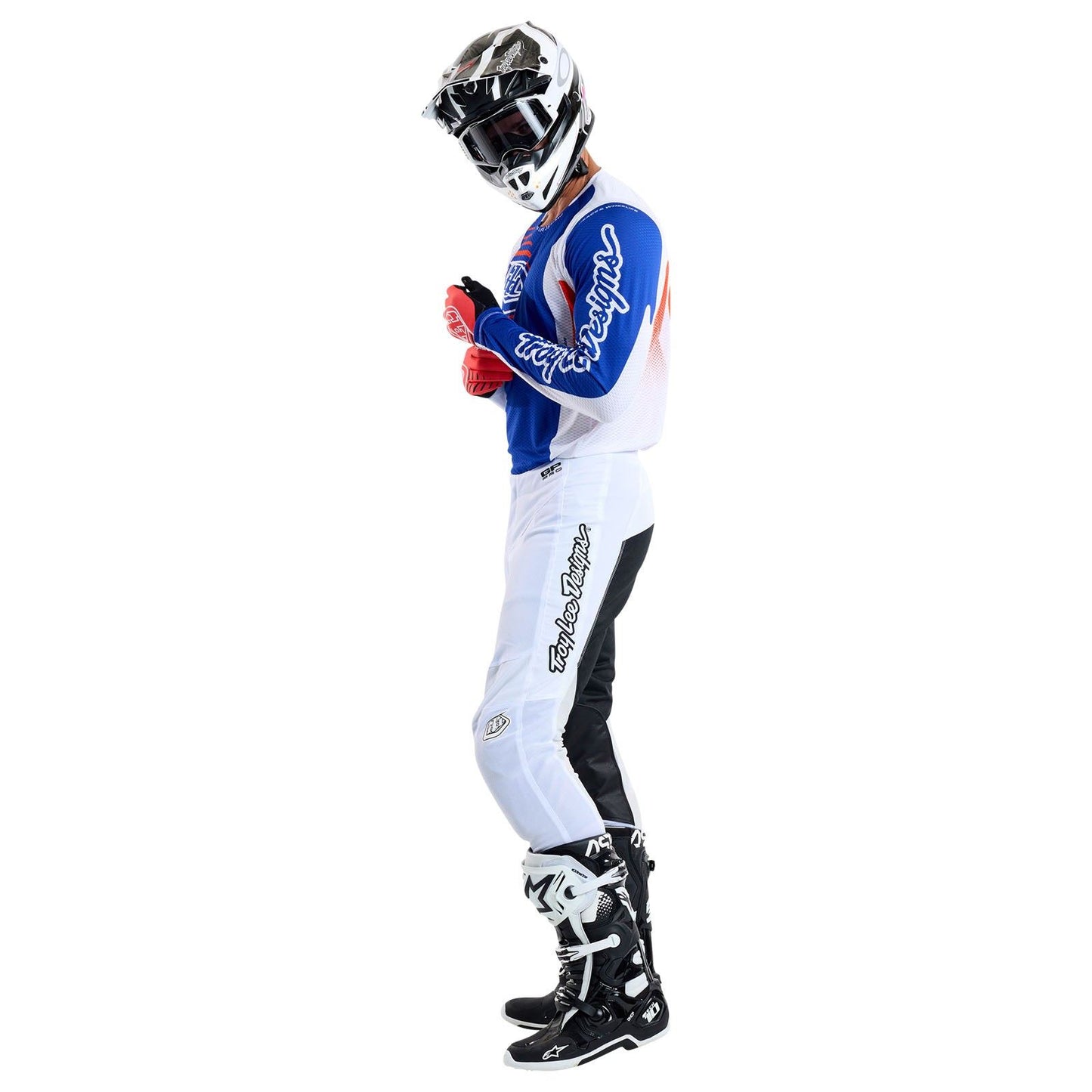 Troy Lee Designs Spring 2025 MX Combo Kit GP PRO AIR Ripple Orange Blue