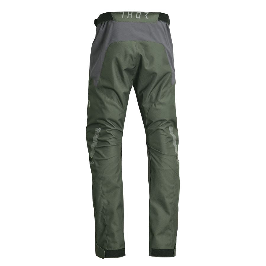 Thor 2025 Terrain Green Charcoal Enduro Jersey & Over The Boot Pants Combo Kit
