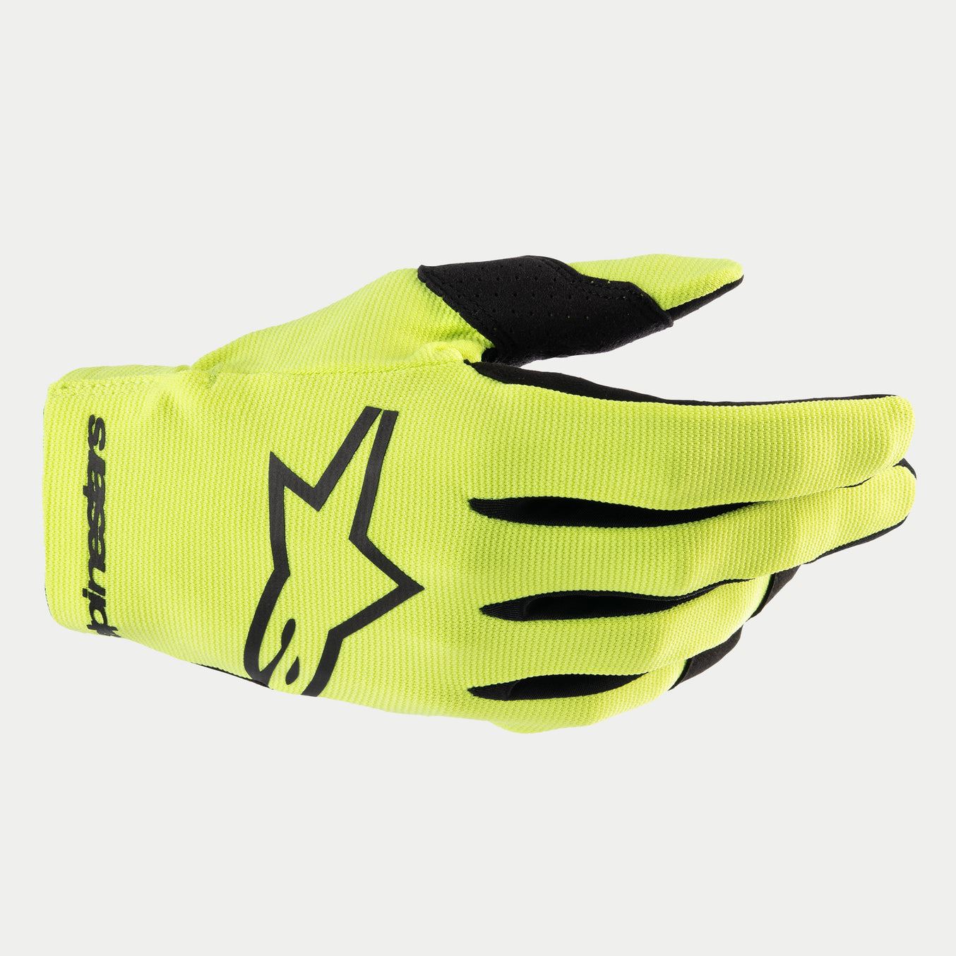 Alpinestars 2024 Radar Motocross Gloves Yellow Fluo Black