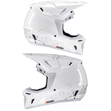 Leatt 2025 Composite Motocross Helmet V25 8.5 White With 5.5 Goggles