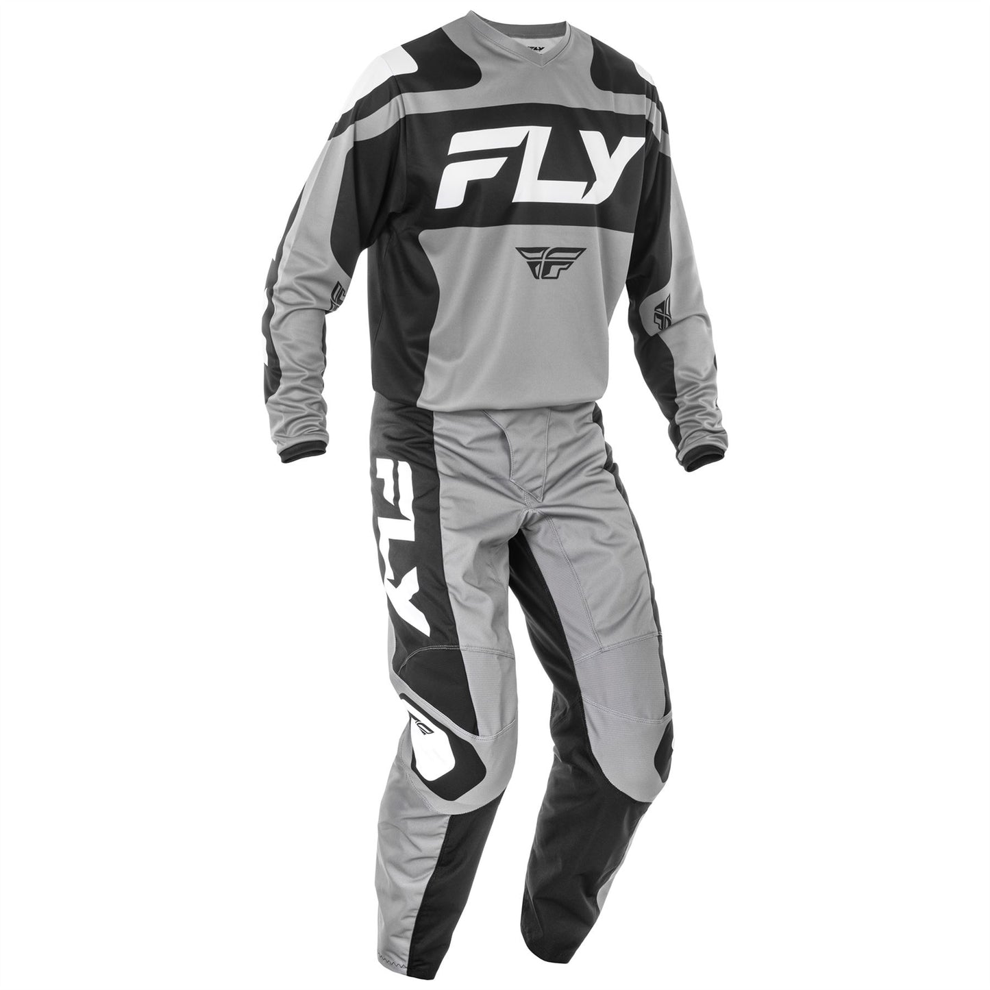 Fly Racing 2025 F-16 Motocross Pants Black White