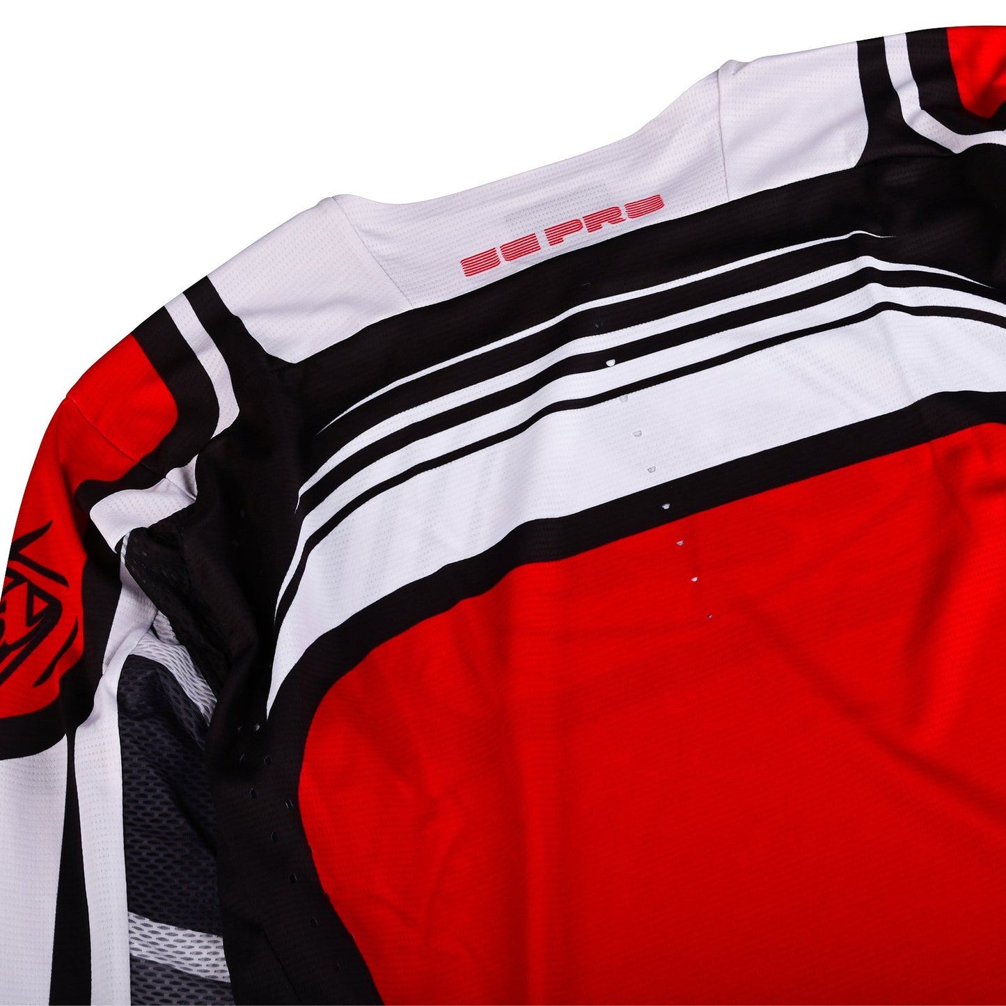 Troy Lee Designs 2025 Motocross SE PRO Wavez Jersey Off-White Red