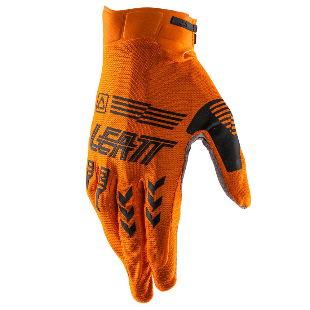 Leatt 2026 Motocross Gloves Youth 2.5 X-Flow Orange