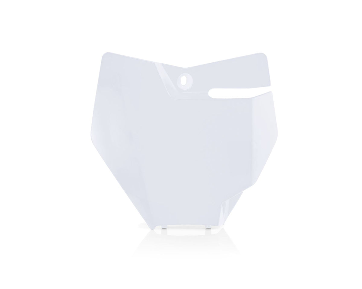 Acerbis Front Number Plate White 2 0022927.031