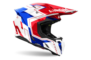Airoh Helmet 2024 Twist 3 Dizzy Blue Red Gloss