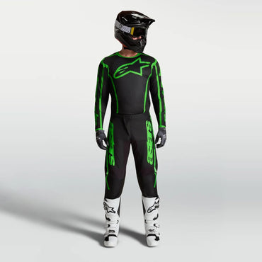 Alpinestars 2027 Fluid Apex MX Combo Kit Black Green Fluo