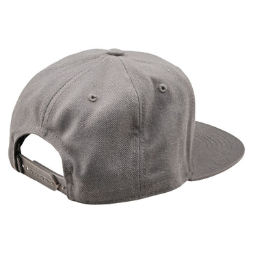 Troy Lee Designs Spring 2025 MX Factory Flat Bill Snapback Cap Smoke Blue