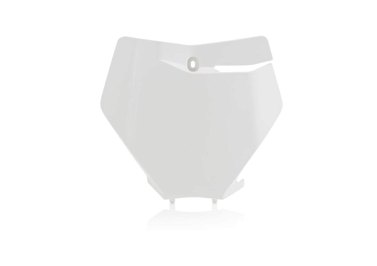 Acerbis Front Number Plate White 0023496.030
