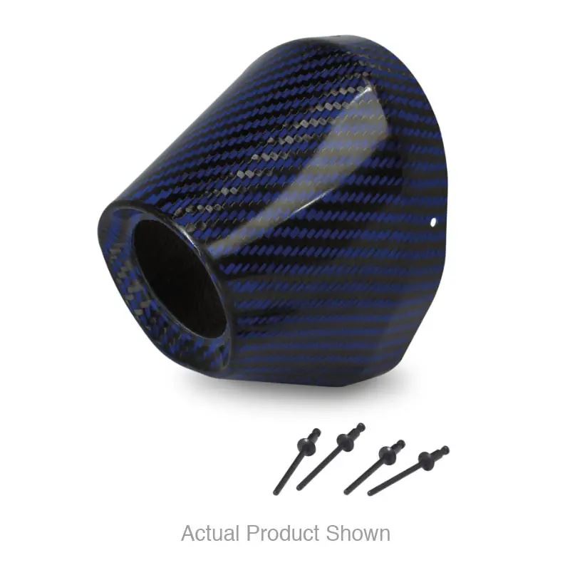 Pro Circuit Blue Carbon End Cap 4.5" 1 3/4 Hole