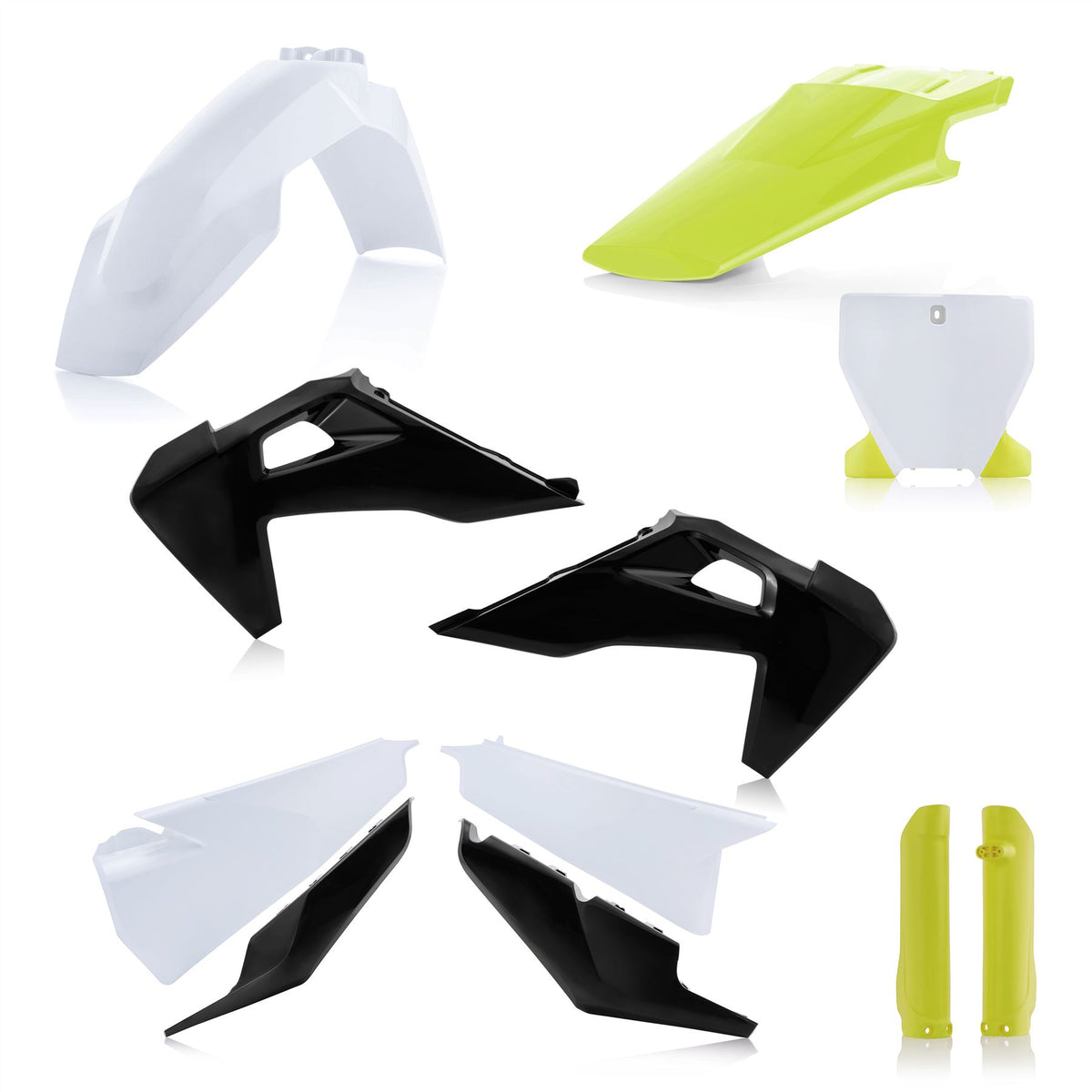 Acerbis Full Plastic Kit White Black 0023481.237