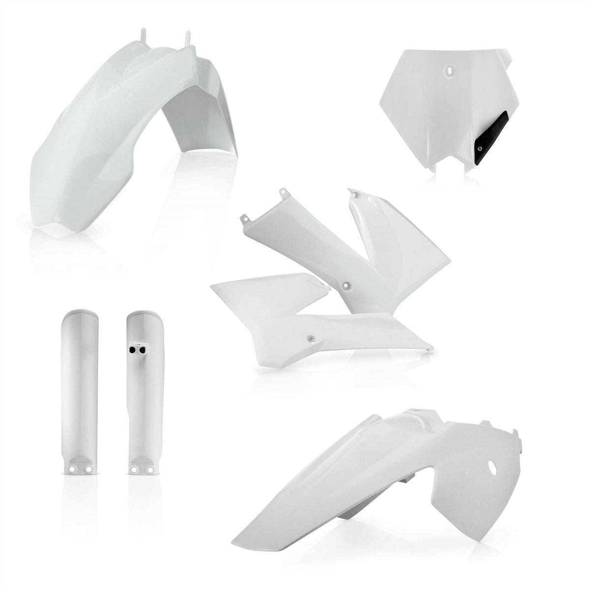 Acerbis Full Plastic Kit White For KTM SX 85 2006-2012