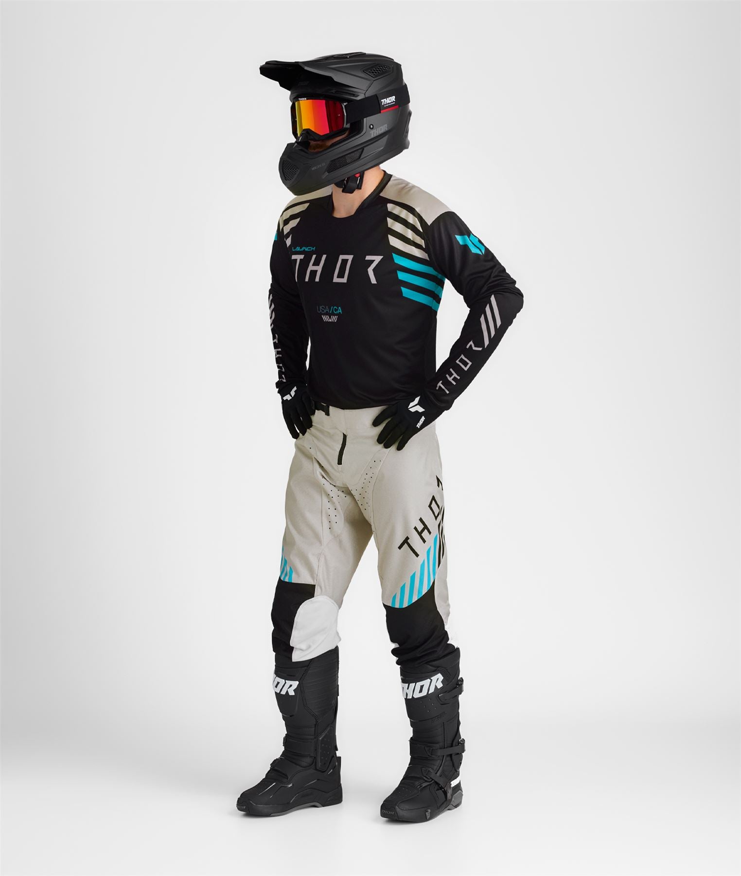 Thor 2026 Motocross Combo Kit Launchmode Zone Sand