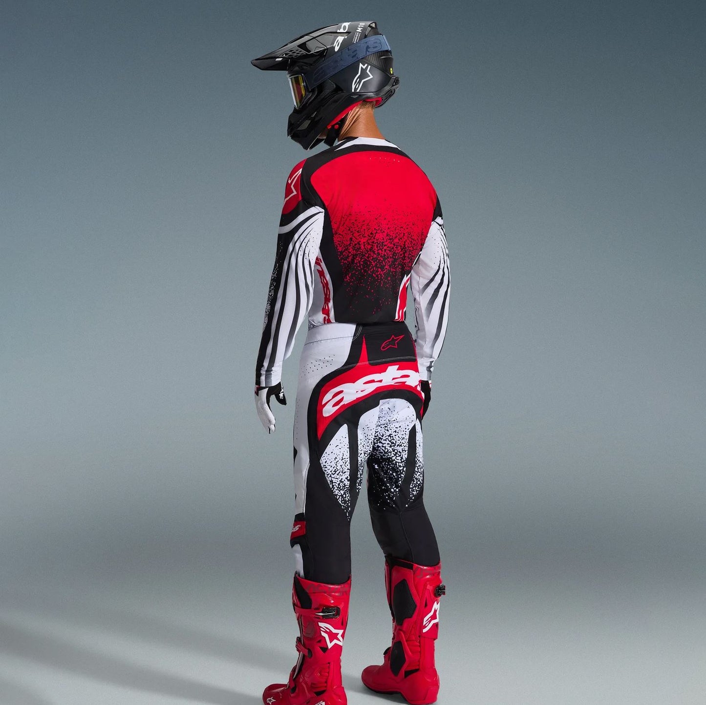 Alpinestars 2026 Techstar Nomur Motocross Combo Kit Black White Red