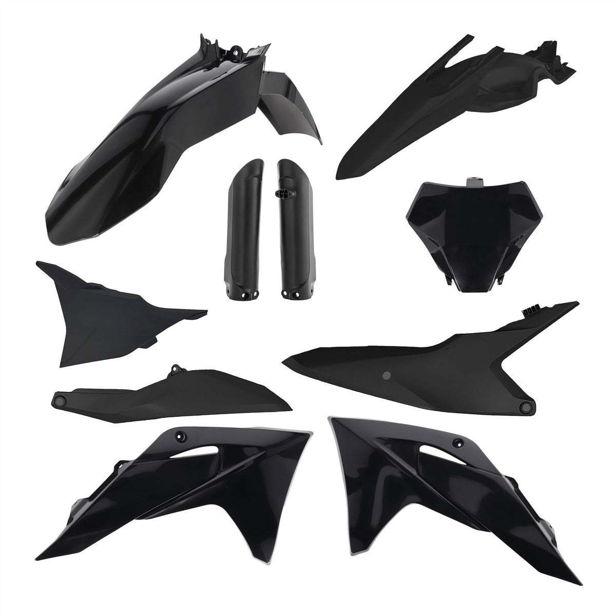 Acerbis Full Plastic Kit Black For Gas Gas MC 85 2025-2027