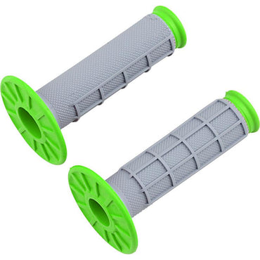 Renthal Dual Compound Soft/Firm 50/50 Grips Grey Green Motocross Enduro
