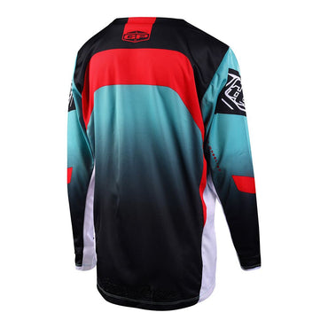 Troy Lee Designs 2025 Youth GP Jersey Arc Turquoise Neon Melon