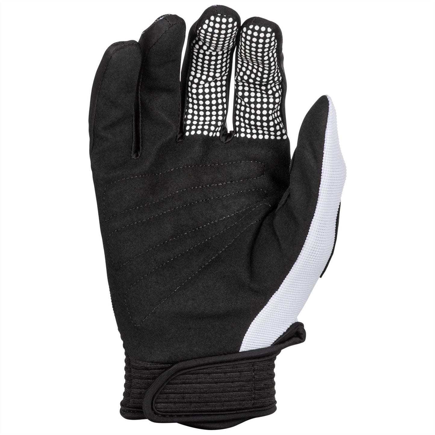 Fly Racing 2025 Youth F-16 Motocross Gloves Black White