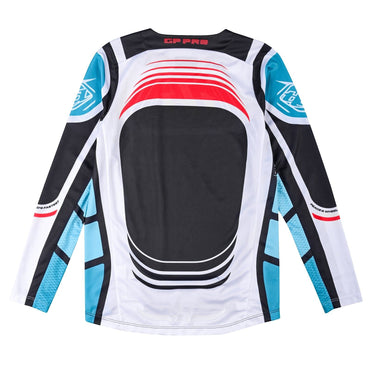 Troy Lee Designs 2025 Motocross GP PRO Youth Wavez Jersey Phantom Turquoise