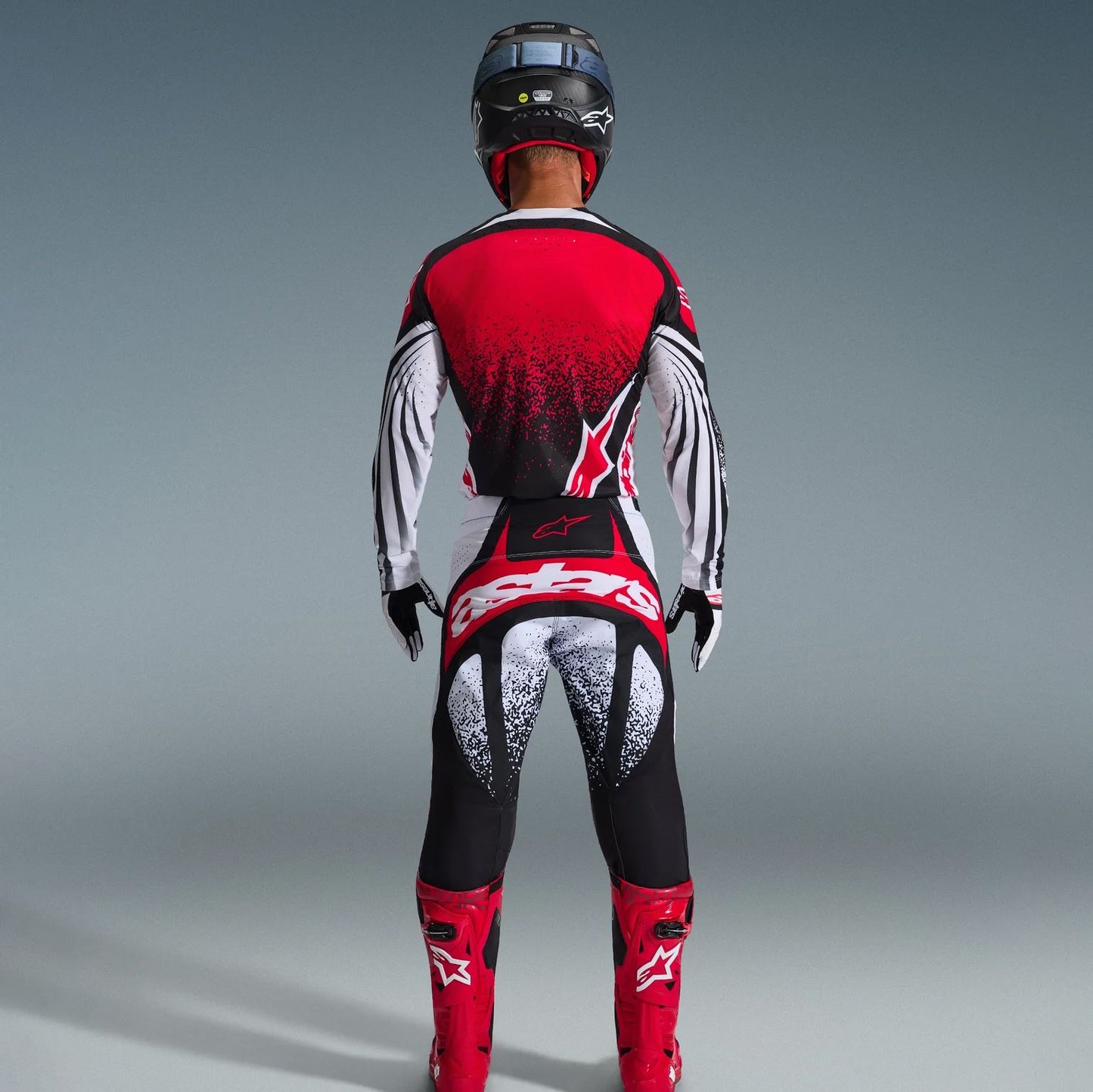 Alpinestars 2026 Techstar Nomur Motocross Combo Kit Black White Red