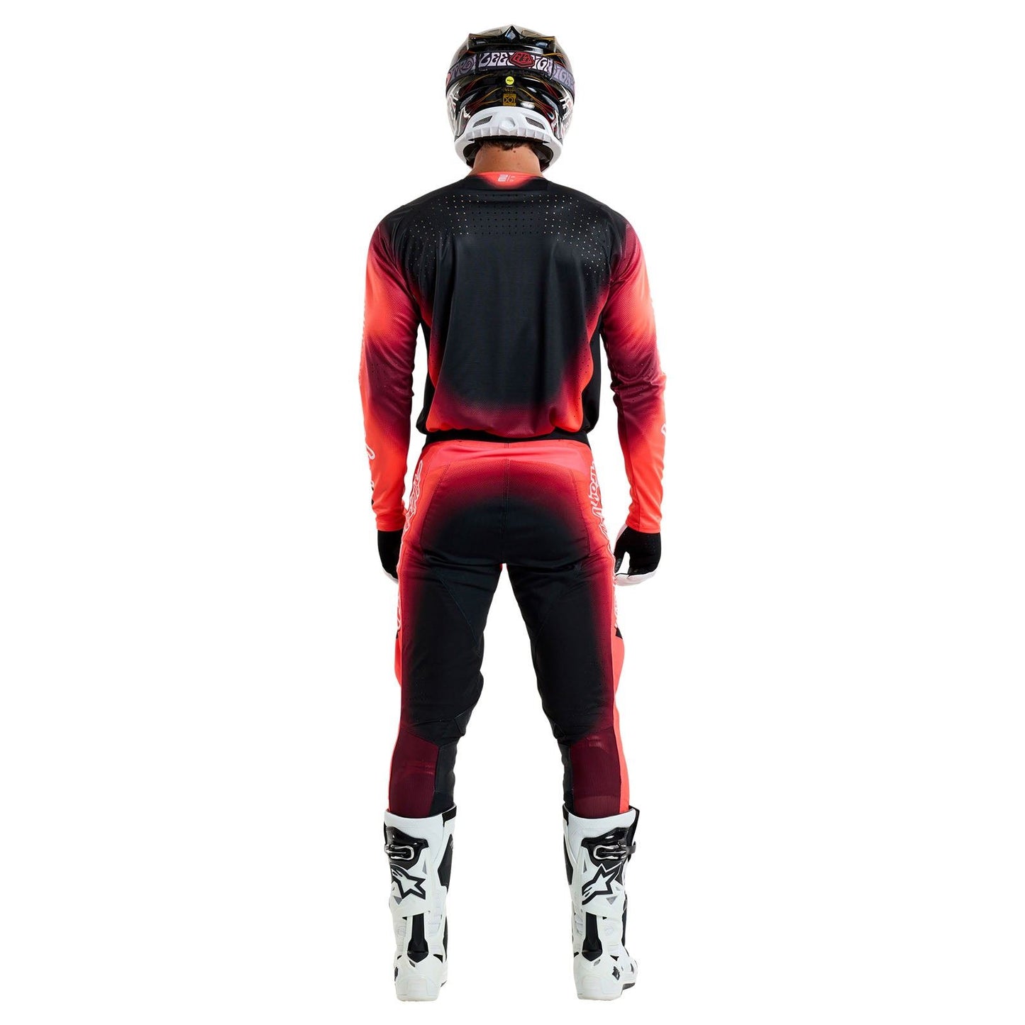 Troy Lee Designs Spring 2025 MX Combo Kit SE PRO Array Infra Red Black