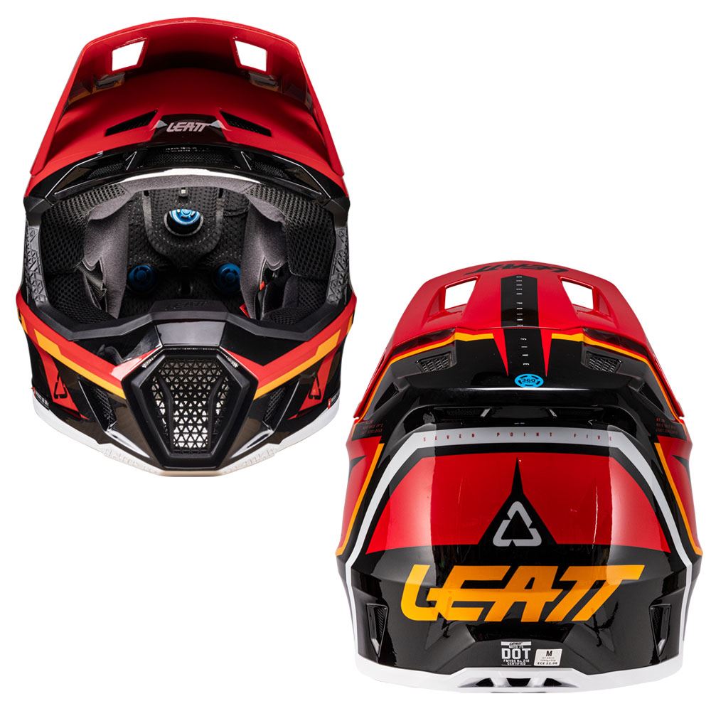 Leatt 2026 Motocross Helmet 7.5 Red & 4.5 Goggles