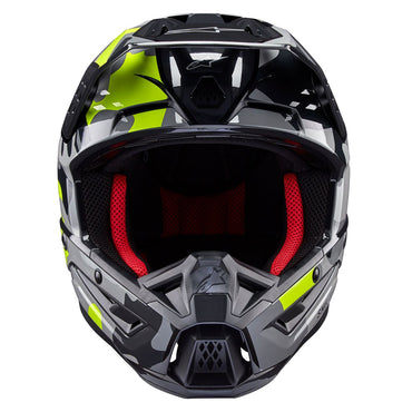 Alpinestars 2026 Supertech SM5 Rover 2 Dark Grey Yellow Flou Motocross Helmet