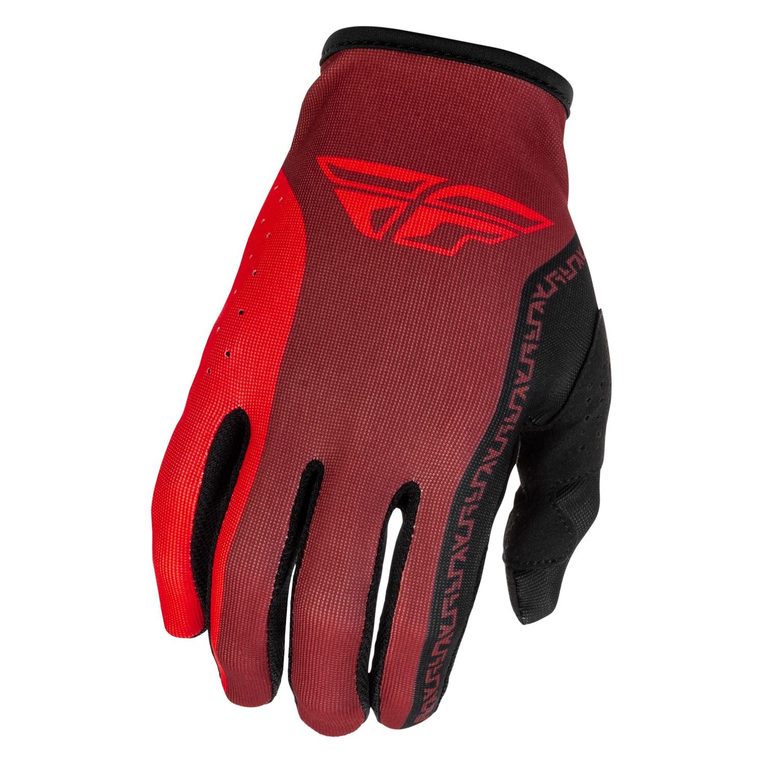Fly Racing 2026 Motocross Gloves Lite Youth Black Red