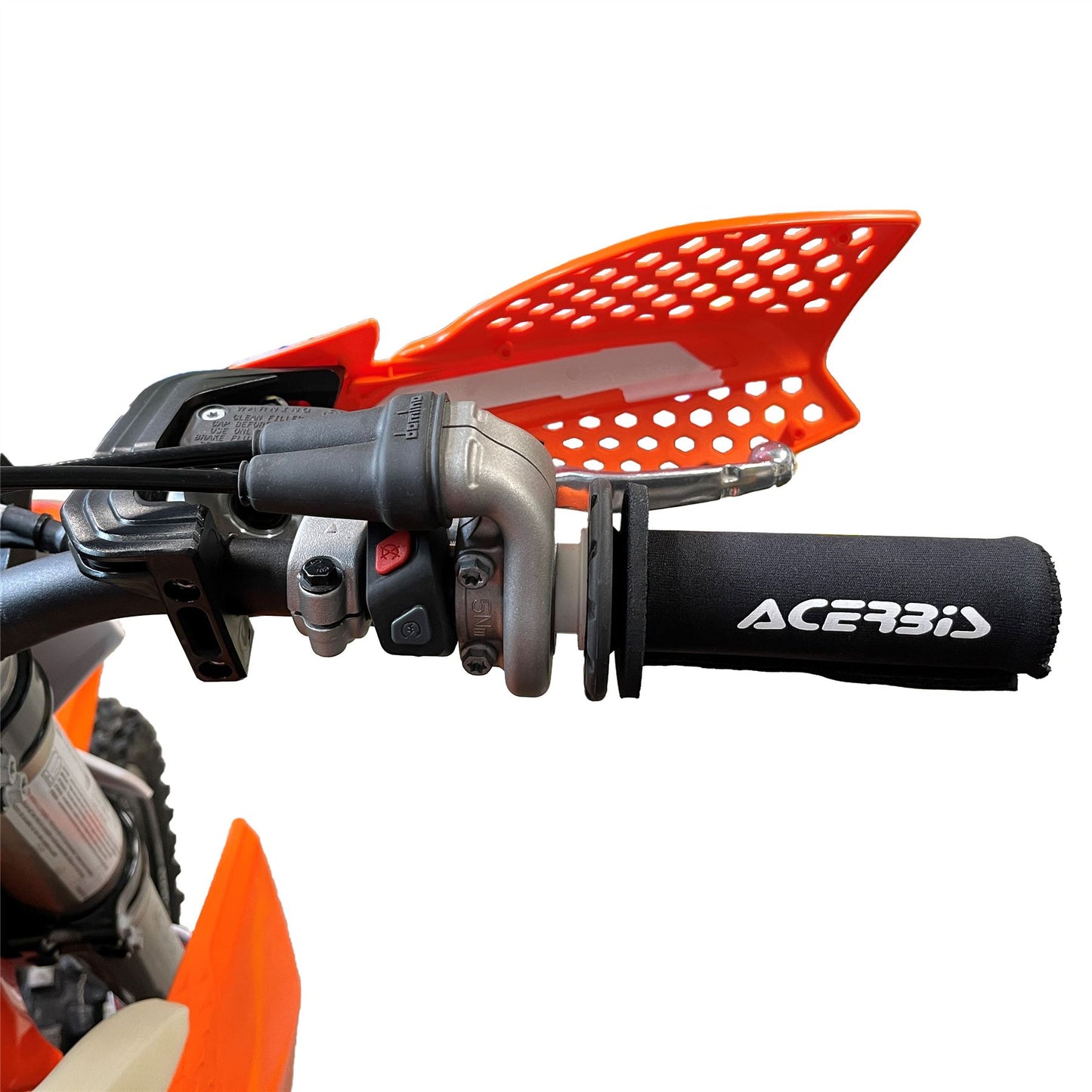 Acerbis X-Ultimate MX Handguards Kit Orange White Husqvarna FE 501 2014 - 2024