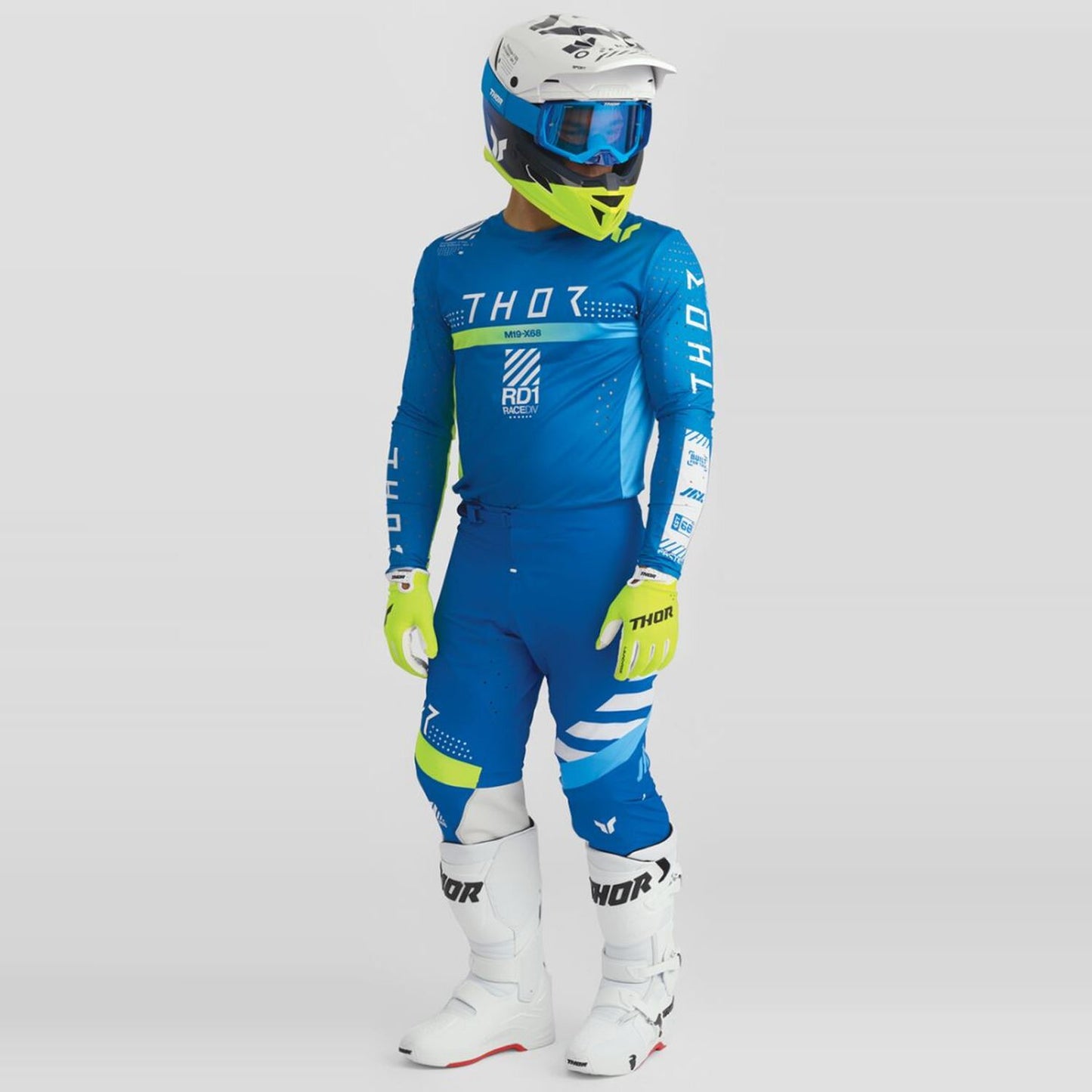 Thor 2026 Sportmode Synth Blue MX Combo Kit