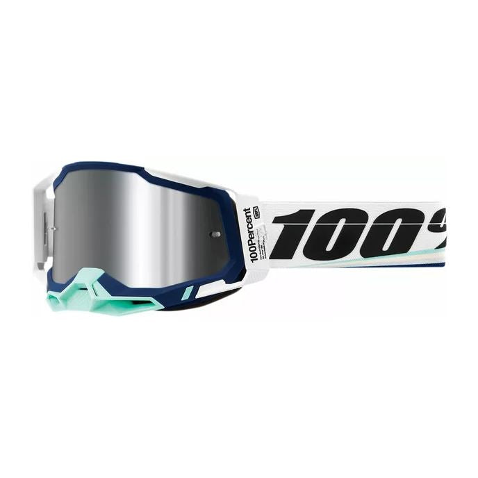 100% MX Goggles Racecraft 2 Arsham Silver Mirror
