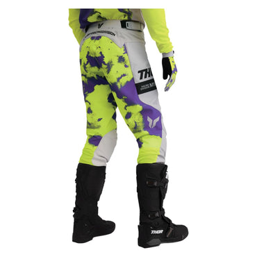 Thor 2026 Launchmode Bleach Grey Acid MX Combo Kit