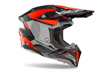 Airoh Helmet 2024 Aviator 3 Saber Orange Gloss HPC Carbon