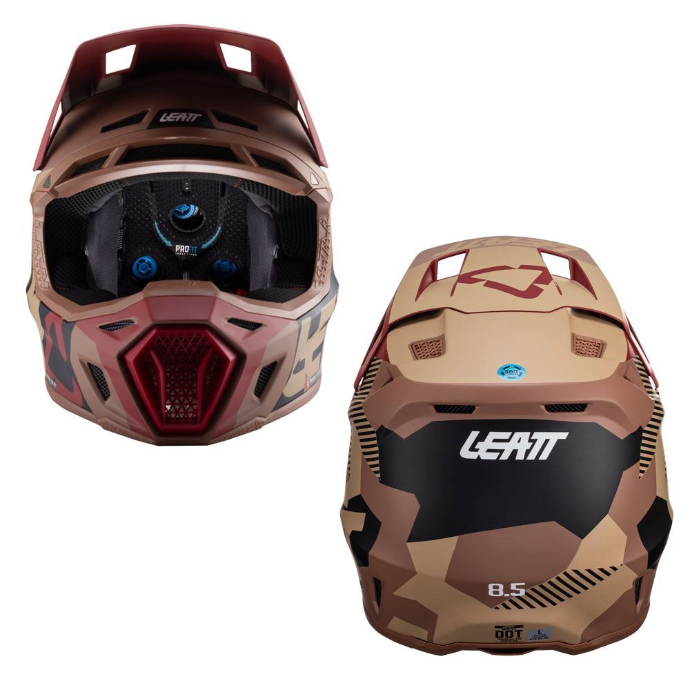 Leatt 2024 Helmet Moto 8.5 V24 Rubystone