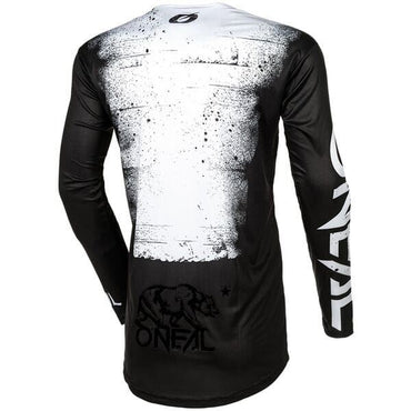 O'Neal 2025 Motocross Jersey Mayhem Scarz Black White