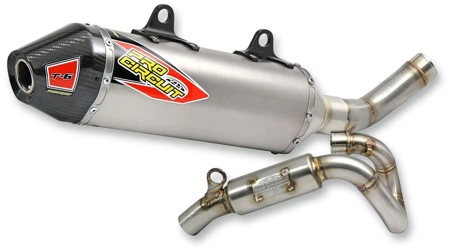 Pro Circuit T-6 Euro Stainless Exhaust System For Husqvarna FC 250 2017-2018