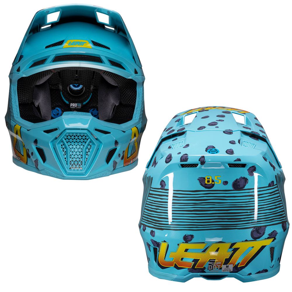 Leatt 2025 Composite Motocross Helmet V25 8.5 Cheetah With 5.5 Goggles