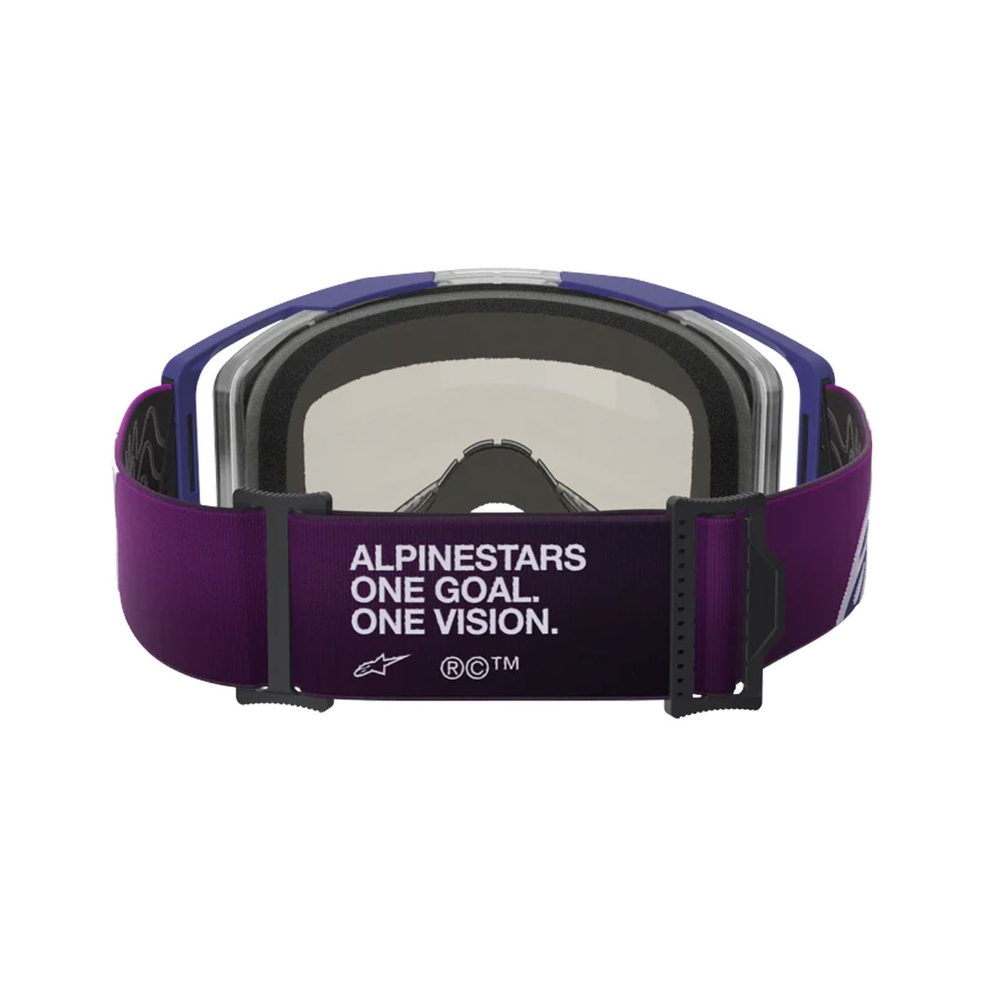 Alpinestars 2026 Vision 8 Corp Motocross Goggles Purple Light Grey Mirror Silver One Size